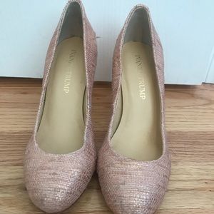 Pink Tweed Ivanka Trump Heels Size 5.5